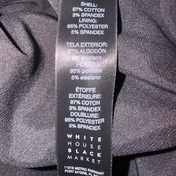 White House Black Market Black and Yellow Floral Midi Dress with belt V N NWOT - Picture 14 of 16